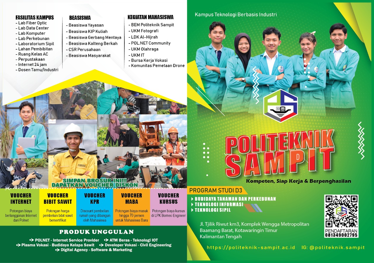 Brosur Kuliah Sampit Kalimantan Tengah