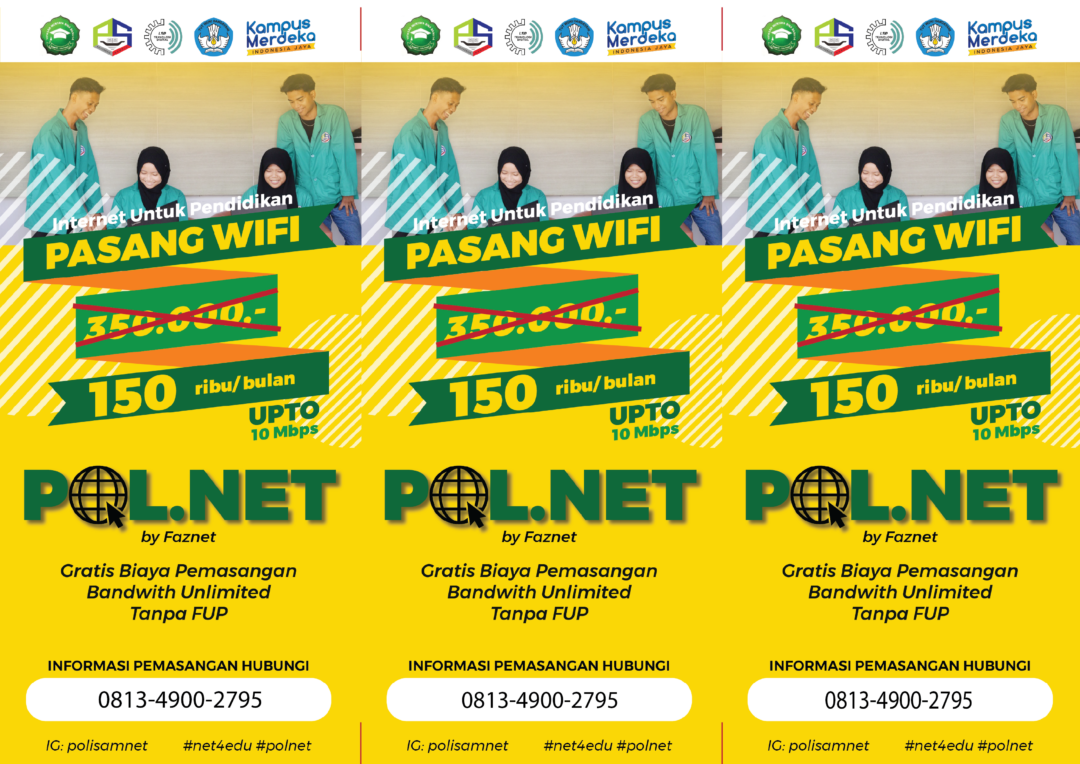 ISP Polnet Internet Untuk Pendidikan